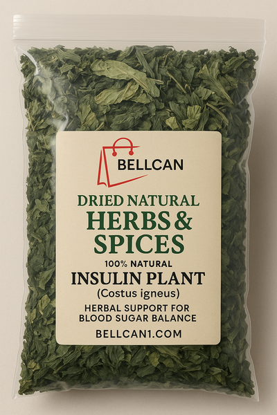 100% Natural Insulin Plant (Costus igneus) – Herbal Support for Blood Sugar Balance