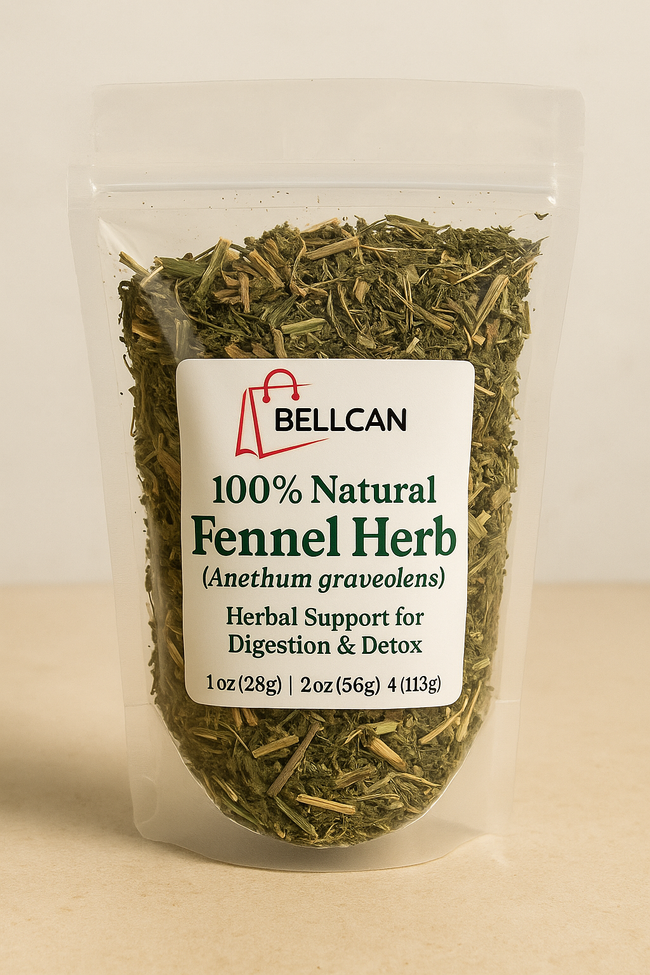 100% Natural Fennel Herb (Anethum graveolens) – Herbal Support for Digestion & Detox